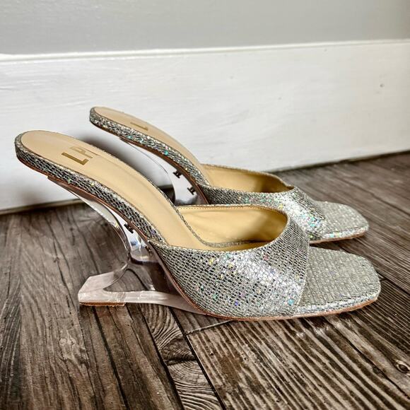 LPA Blade Mule Sandal Metallic Sz 9.5 - Picture 1 of 8